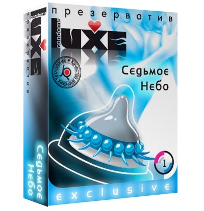 Презерватив LUXE  Exclusive  Седьмое небо  - 1 шт. - Luxe - купить с доставкой в Нижнем Новгороде