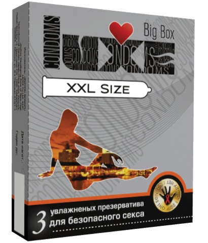 Презервативы большого размера LUXE XXL size - 3 шт. - Luxe - купить с доставкой в Нижнем Новгороде