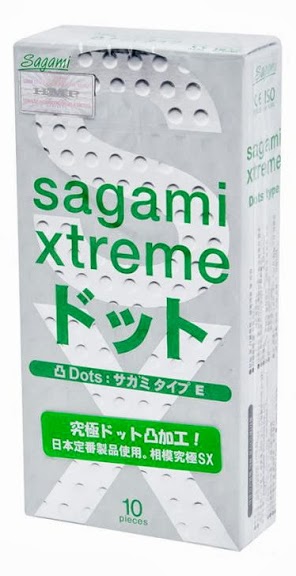 Презервативы Sagami Xtreme Type-E с точками - 10 шт. - Sagami - купить с доставкой в Нижнем Новгороде