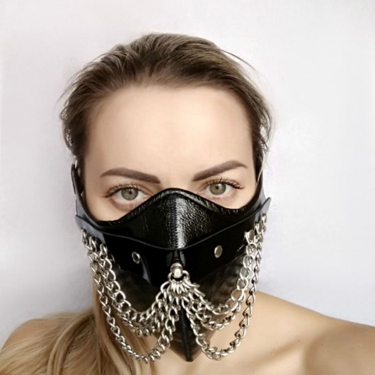 Чёрная маска на нижнюю часть лица  Шахерезада - Sitabella - купить с доставкой в Нижнем Новгороде
