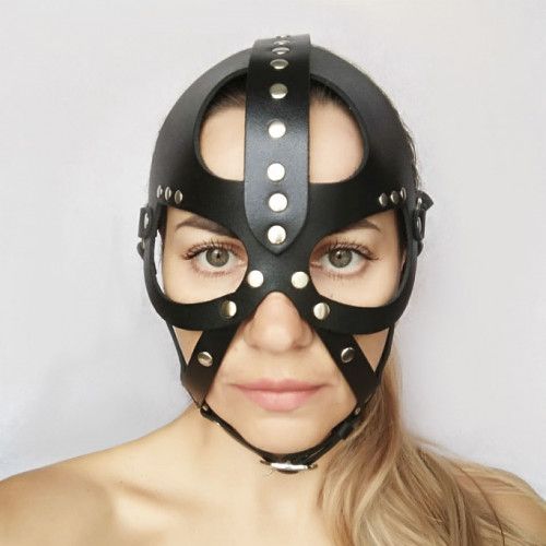 Кожаная маска-шлем  Лектор - Sitabella - купить с доставкой в Нижнем Новгороде