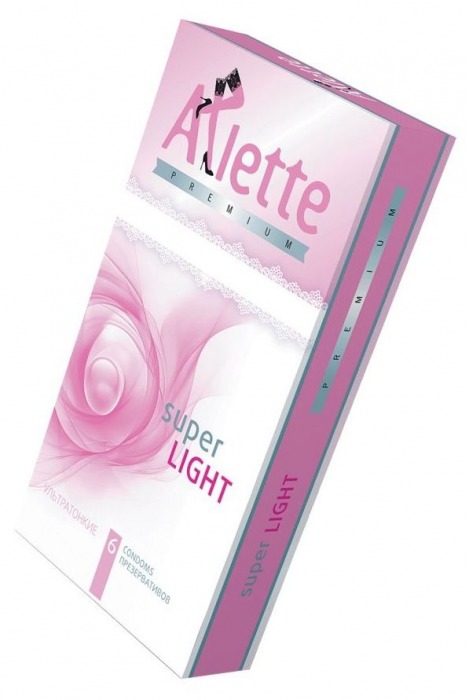 Ультратонкие презервативы Arlette Premium Super Light - 6 шт. - Arlette - купить с доставкой в Нижнем Новгороде