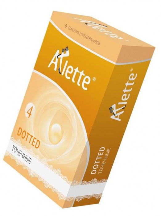 Презервативы Arlette Dotted с точечной текстурой - 6 шт. - Arlette - купить с доставкой в Нижнем Новгороде