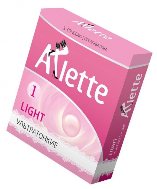 Ультратонкие презервативы Arlette Light - 3 шт. - Arlette - купить с доставкой в Нижнем Новгороде