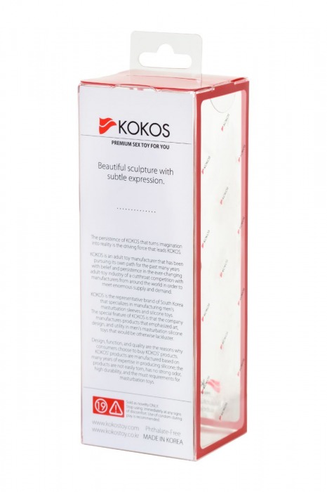 Телесная реалистичная насадка KOKOS Extreme Sleeve 06 с дополнительной стимуляцией - 12,7 см. - KOKOS - в Нижнем Новгороде купить с доставкой