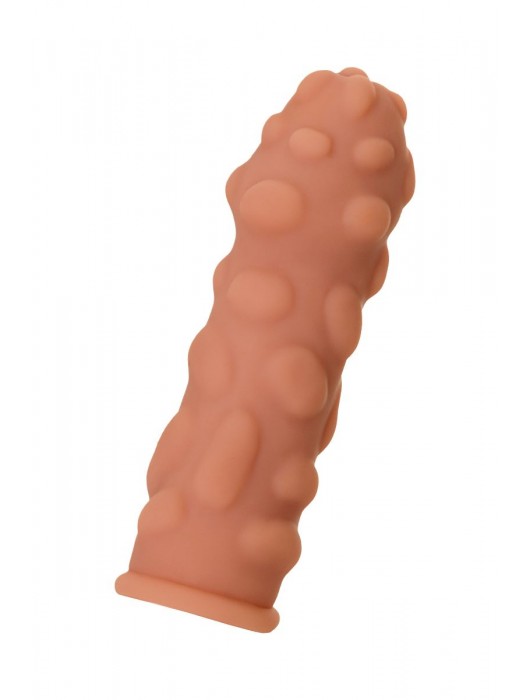 Телесная реалистичная насадка KOKOS Extreme Sleeve 11 с дополнительной стимуляцией - 12,7 см. - KOKOS - в Нижнем Новгороде купить с доставкой