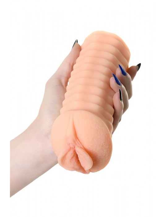 Мастурбатор-вагина ELEGANCE с ребрами на поверхности - KOKOS - в Нижнем Новгороде купить с доставкой