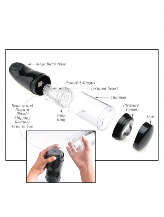 Прозрачный автоматический мастурбатор-анус Mega-Bator Ass - Pipedream - в Нижнем Новгороде купить с доставкой