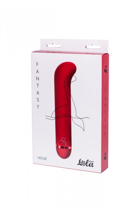 Красный вибратор Fantasy Nessie - 18 см. - Lola toys