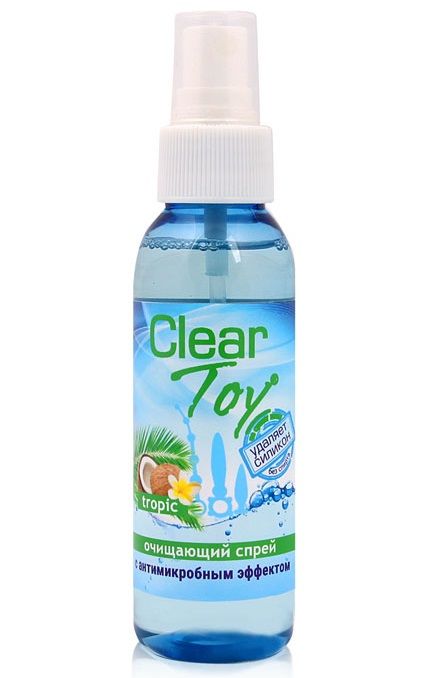 Очищающий спрей для игрушек CLEAR TOY Tropic - 100 мл. - Биоритм - купить с доставкой в Нижнем Новгороде