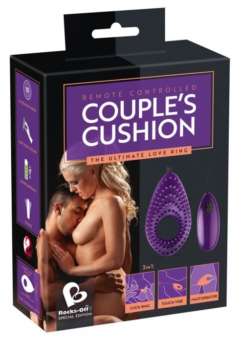 Фиолетовое виброкольцо Couples Cushion - Orion - в Нижнем Новгороде купить с доставкой