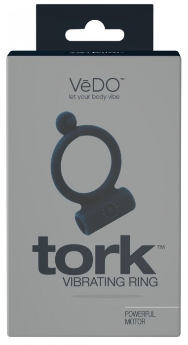 Чёрное виброкольцо VeDO Tork - VeDO - в Нижнем Новгороде купить с доставкой