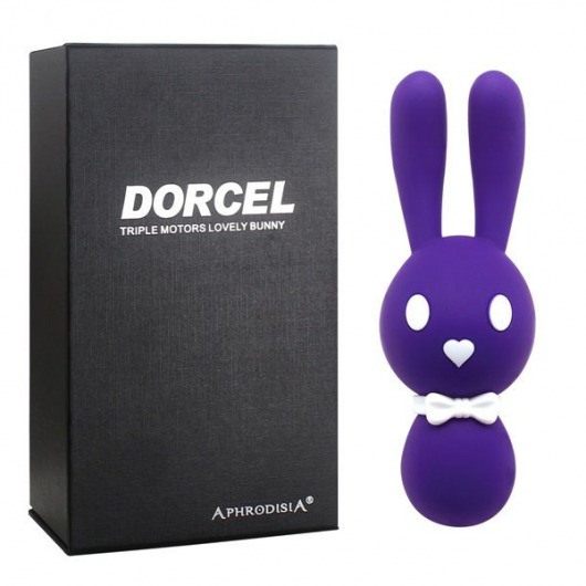 Фиолетовый вибростимулятор-зайчик Dorcel - 16 см. - Howells