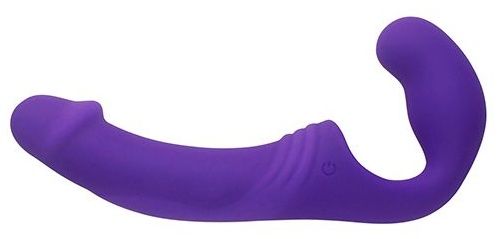 Фиолетовый безремневой вибрострапон - 21,5 см. - Howells - купить с доставкой в Нижнем Новгороде