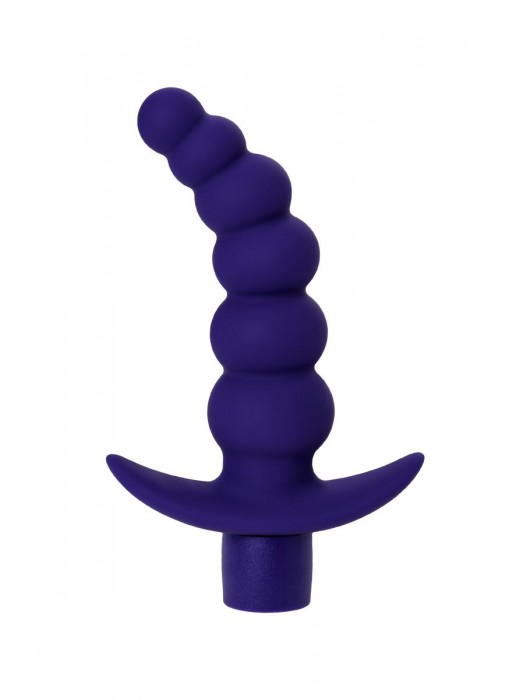 Фиолетовый силиконовый анальный вибратор Dandy - 13,5 см. - ToyFa