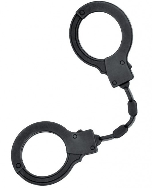 Черные силиконовые наручники A-Toys без ключа - A-toys - купить с доставкой в Нижнем Новгороде