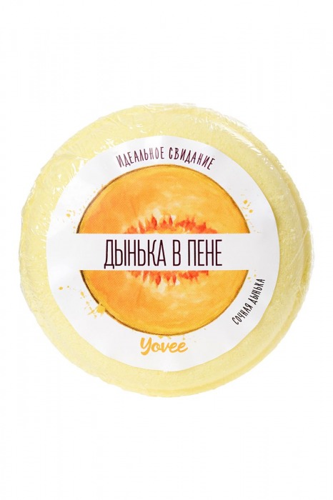 Бомбочка для ванны «Дынька в пене» с ароматом сочной дыни - 70 гр. -  - Магазин феромонов в Нижнем Новгороде