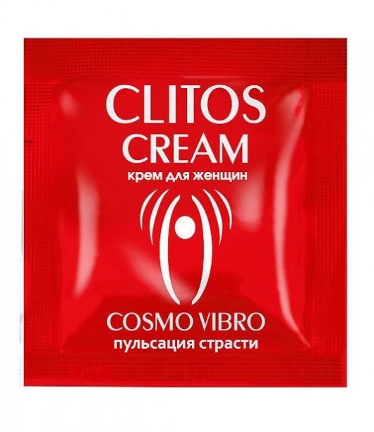 Пробник возбуждающего крема для женщин Clitos Cream - 1,5 гр. - Биоритм - купить с доставкой в Нижнем Новгороде