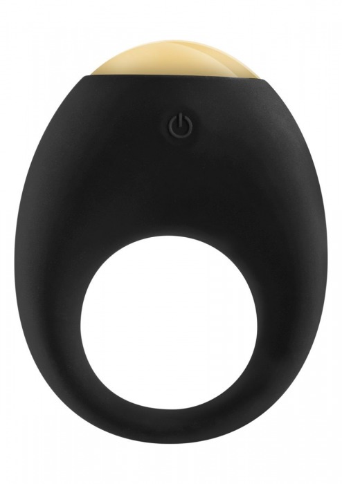 Черное эрекционное кольцо Eclipse Vibrating Cock Ring - Toy Joy - в Нижнем Новгороде купить с доставкой