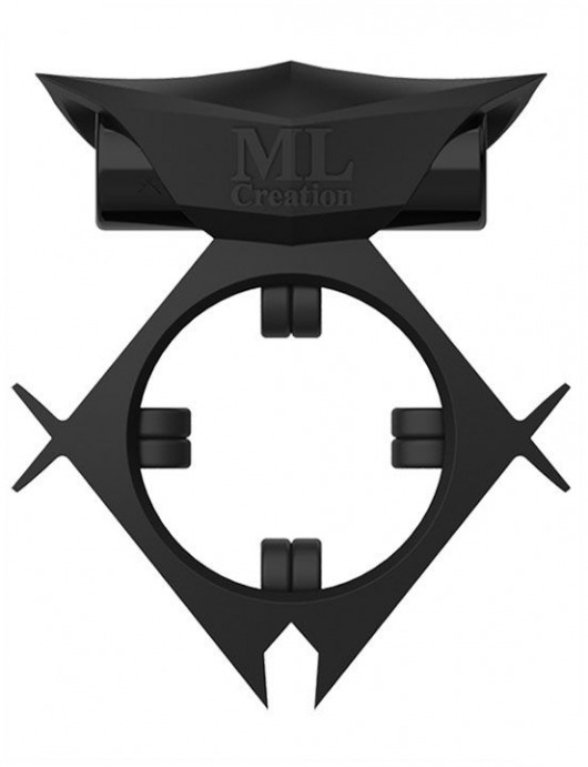 Черное эрекционное виброкольцо Batboy Ring - ML Creation - в Нижнем Новгороде купить с доставкой
