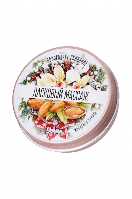 Массажная свеча «Ласковый массаж» с ароматом миндаля и ванили - 30 мл. - ToyFa - купить с доставкой в Нижнем Новгороде