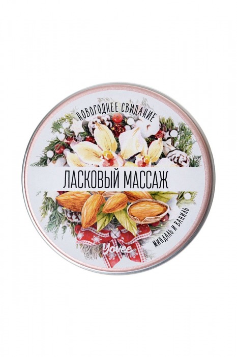 Массажная свеча «Ласковый массаж» с ароматом миндаля и ванили - 30 мл. - ToyFa - купить с доставкой в Нижнем Новгороде