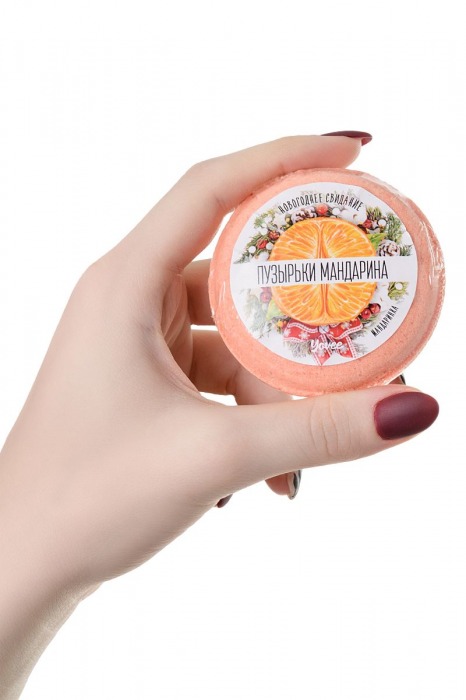 Бомбочка для ванны «Пузырьки мандарина» с ароматом мандарина - 70 гр. -  - Магазин феромонов в Нижнем Новгороде