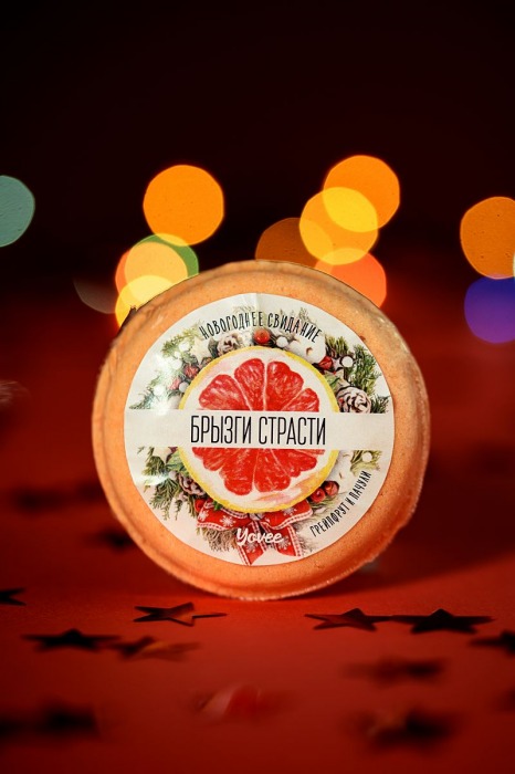 Бомбочка для ванны «Брызги страсти» с ароматом грейпфрута и пачули - 70 гр. -  - Магазин феромонов в Нижнем Новгороде