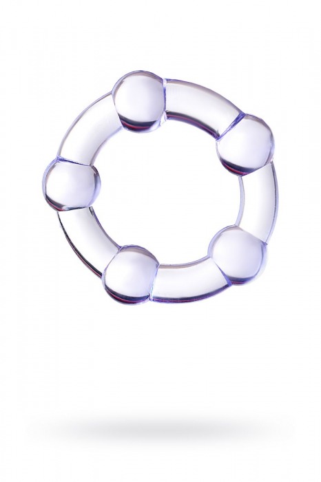 Фиолетовое эрекционное кольцо на пенис с бусинами - Штучки-дрючки - в Нижнем Новгороде купить с доставкой