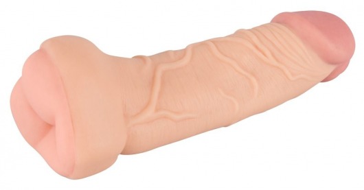 Телесная насадка-мастурбатор 2-in-1 Extension Masturbator - 21 см. - Orion - в Нижнем Новгороде купить с доставкой