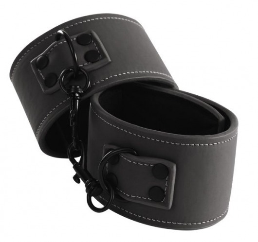 Черные наручники Wrist Cuff - NS Novelties - купить с доставкой в Нижнем Новгороде