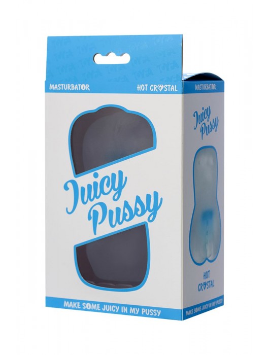 Прозрачный реалистичный мастурбатор Juicy Pussy Hot Crystal - ToyFa - в Нижнем Новгороде купить с доставкой