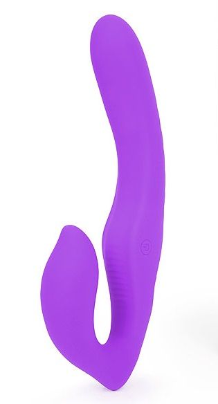 Фиолетовый безремневой страпон NAMI - S-HANDE - купить с доставкой в Нижнем Новгороде