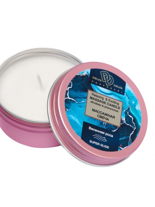 Массажная свеча  Весенняя роса - БиоМед - купить с доставкой в Нижнем Новгороде