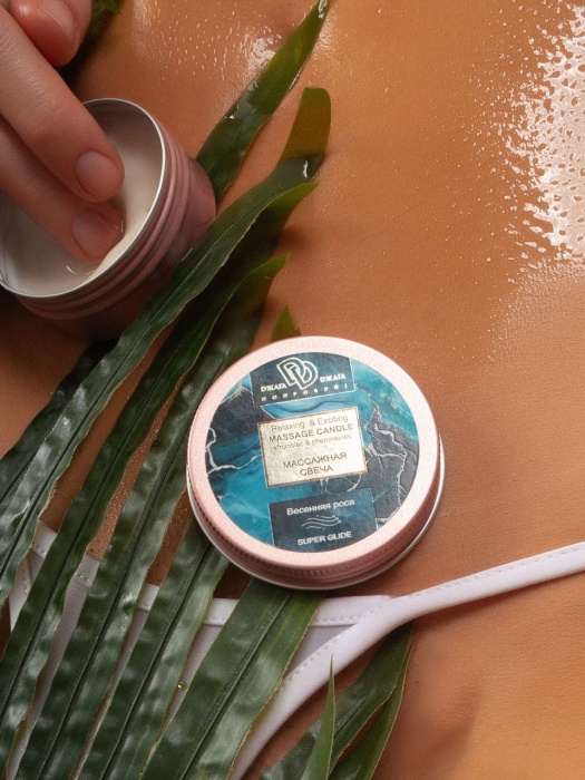 Массажная свеча  Весенняя роса - БиоМед - купить с доставкой в Нижнем Новгороде