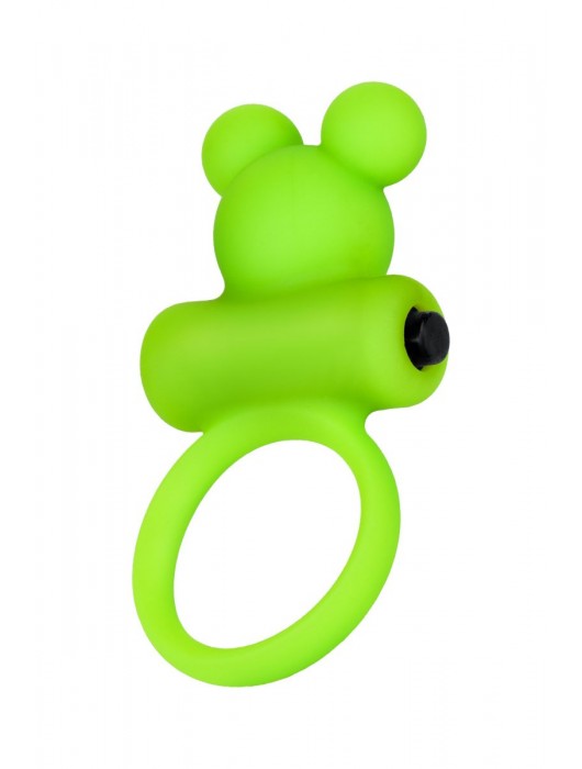 Зеленое виброкольцо на пенис A-Toys - A-toys - в Нижнем Новгороде купить с доставкой