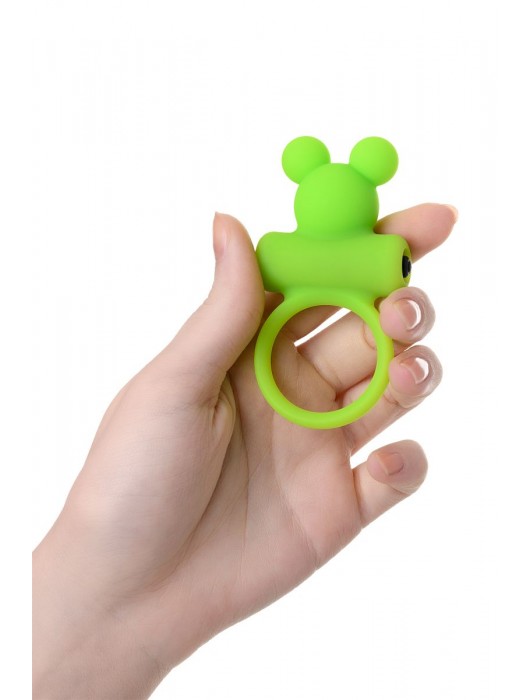 Зеленое виброкольцо на пенис A-Toys - A-toys - в Нижнем Новгороде купить с доставкой