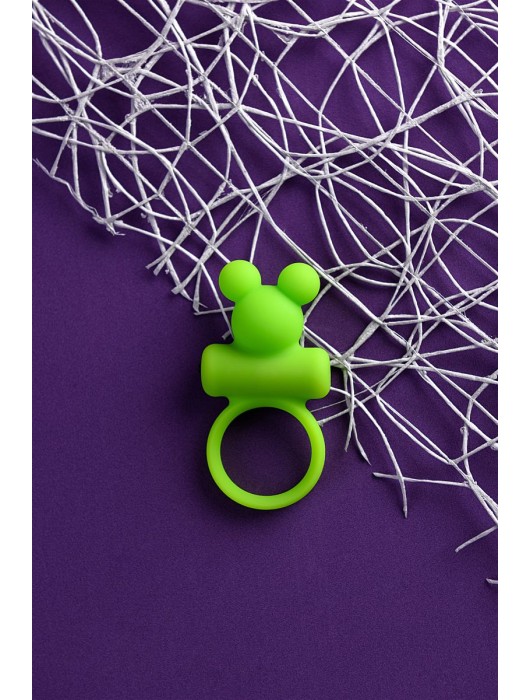 Зеленое виброкольцо на пенис A-Toys - A-toys - в Нижнем Новгороде купить с доставкой