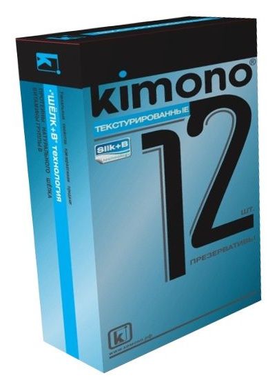 Текстурированные презервативы KIMONO - 12 шт. - Kimono - купить с доставкой в Нижнем Новгороде