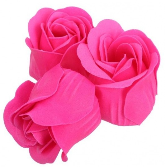 Розовые мыльные розы в шкатулке-сердце  С любовью  - 3 шт. -  - Магазин феромонов в Нижнем Новгороде
