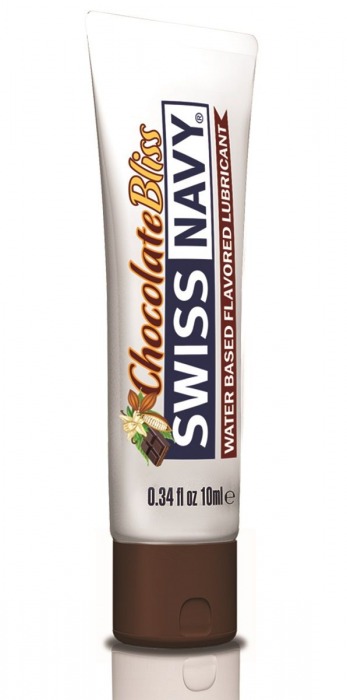 Лубрикант с ароматом шоколада Swiss Navy Chocolate Bliss Lube - 10 мл. - Swiss navy - купить с доставкой в Нижнем Новгороде