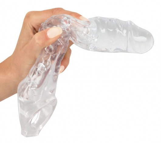 Прозрачная закрытая насадка Crystal Skin Penis Sleeve - 27,8 см. - Orion - в Нижнем Новгороде купить с доставкой