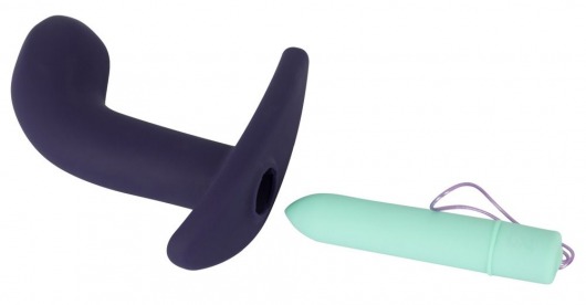 Темно-фиолетовый вибростимулятор простаты с пультом ДУ Remote Controlled Prostate Plug - Orion - в Нижнем Новгороде купить с доставкой
