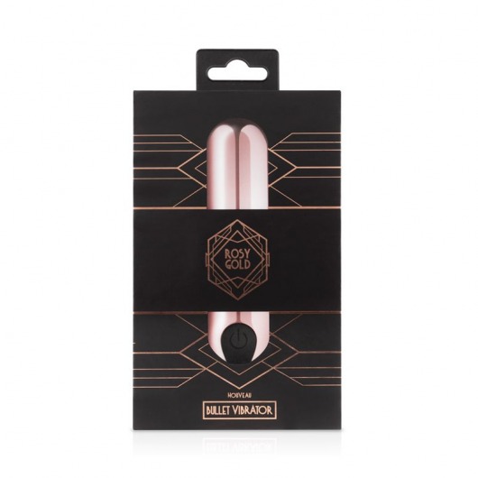 Золотистая вибропуля Rosy Gold Bullet Vibrator - 7,5 см. - EDC
