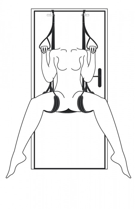 Секс-качели с фиксацией на двери Easytoys Leg   Bum Support Over The Door Swing - EDC Wholesale - купить с доставкой в Нижнем Новгороде