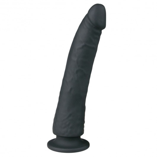 Черный силиконовый фаллоимитатор Suction Cup Dildo - 21 см. - EDC Wholesale