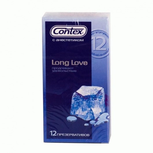 Презервативы с продлевающей смазкой Contex Long Love - 12 шт. - Contex - купить с доставкой в Нижнем Новгороде