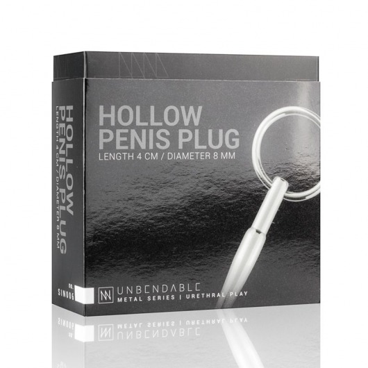 Уретральный стимулятор Sinner Hollow Metal Penis Plug - EDC - купить с доставкой в Нижнем Новгороде