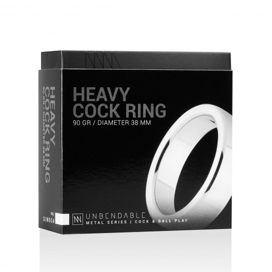 Серебристое эрекционное кольцо Heavy Cock Ring Size S - EDC - в Нижнем Новгороде купить с доставкой
