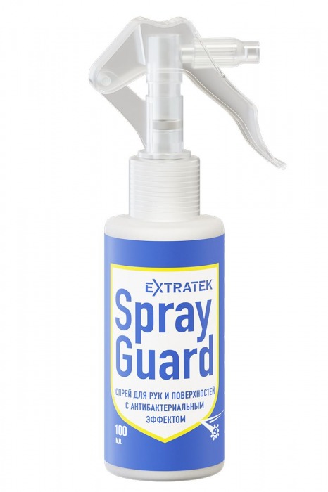 Спрей для рук и поверхностей с антибактериальным эффектом EXTRATEK Spray Guard - 100 мл. - Spray Guard - купить с доставкой в Нижнем Новгороде